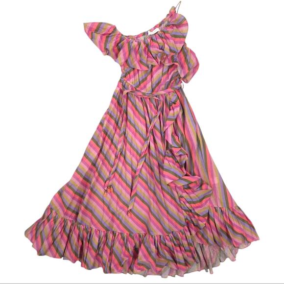 Zimmermann Poppy Asymmetrical Frill Dress - Picture 4 of 15